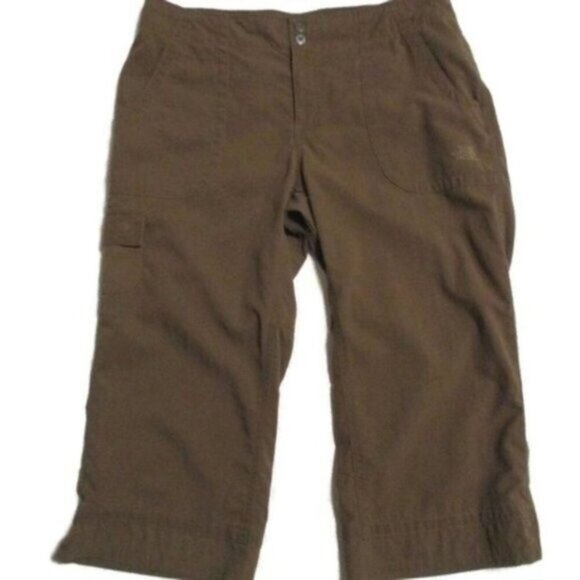 The North Face Brown Nylon Crop Pants 10 - Picture 1 of 6